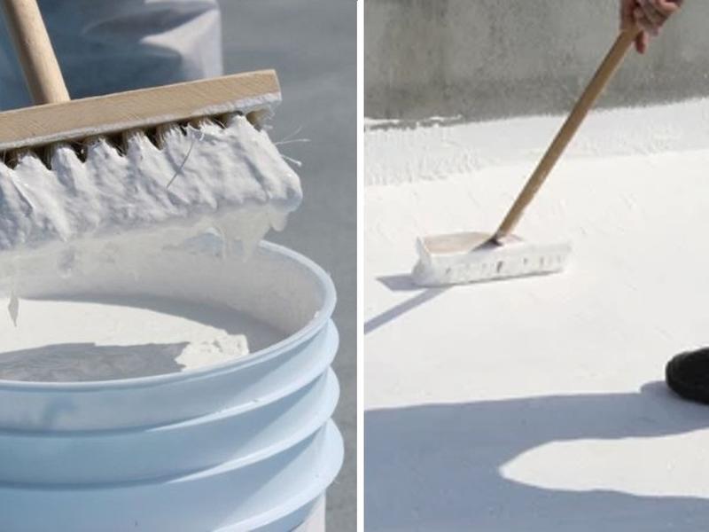 Impermeabilizante de cemento blanco con unicel