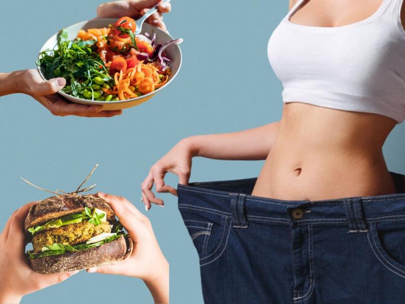 Mujer muestra su pérdida de peso con la dieta de 1000 calorías