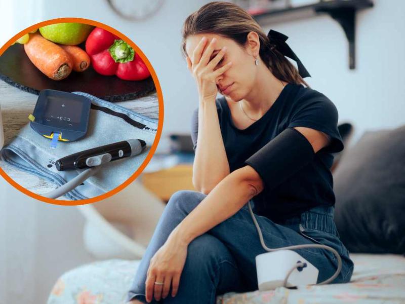 Mujer con hipertensión no conoce 10 alimentos que la controlan.