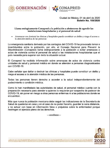 conapred_comunicado_discriminacion_covid19