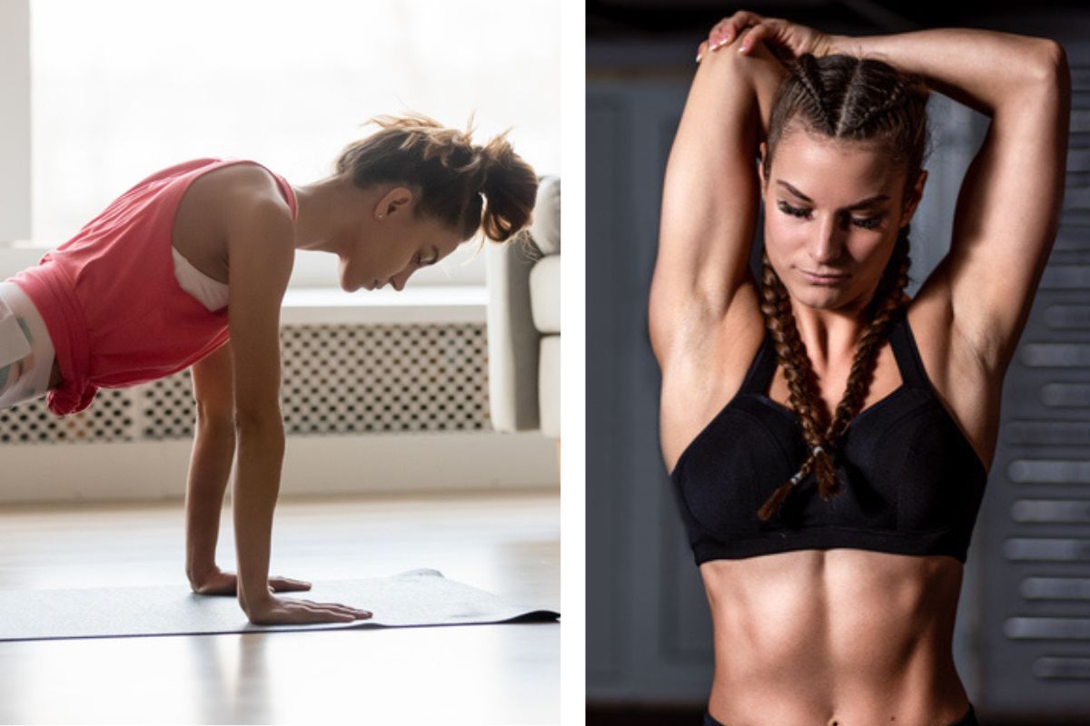 5 posturas de yoga para brazos, despídete de los "brazos de salero"