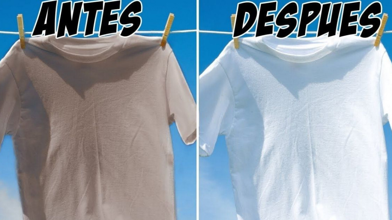 expedido peligroso efecto Trucos para eliminar lo amarillo de la ropa blanca sin usar cloro