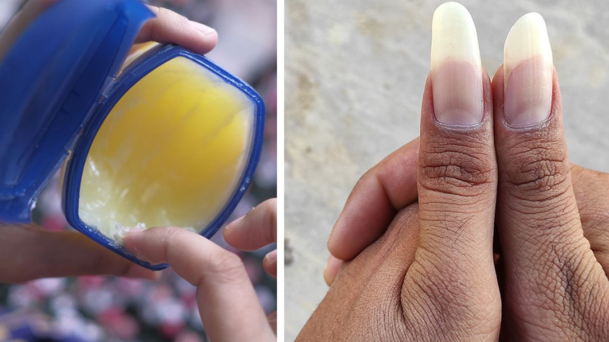 Make your nails grow without using false ones with the Vaseline trick, how to use it?