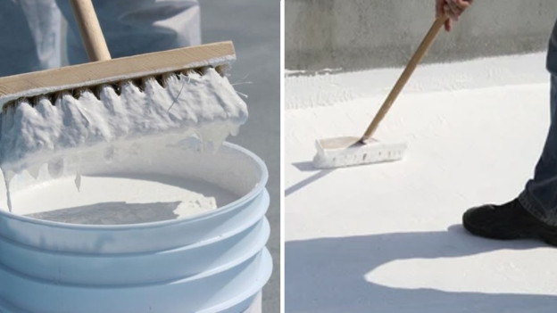 Impermeabilizante de cemento blanco con unicel