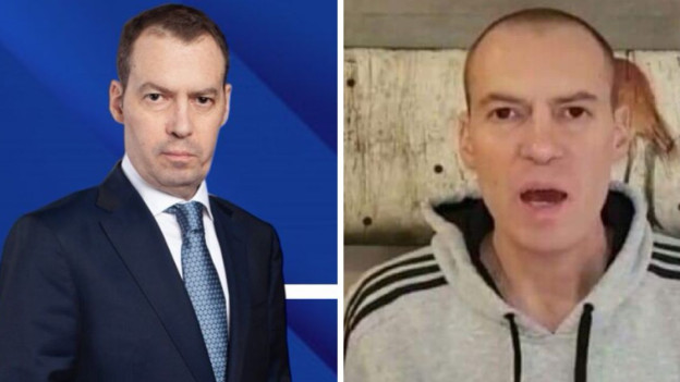André Marín, antes y después de tener problemas de salud.