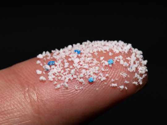Microplásticos en la punta del dedo