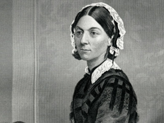 Ilustración de Florence Nightingale por el Día internacional de la mujer