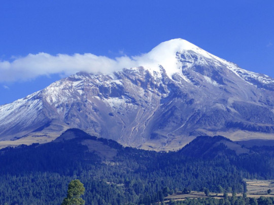 Imagen panóramica del Pico de Orizaba