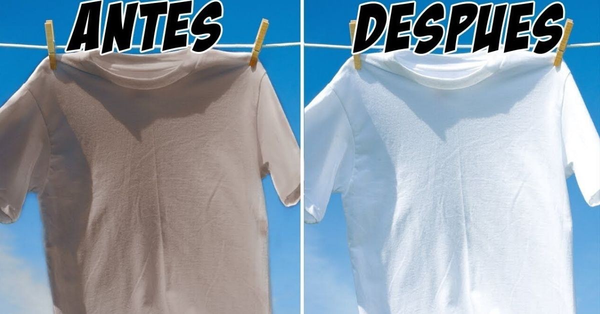 Trucos para eliminar lo amarillo de la ropa blanca sin cloro
